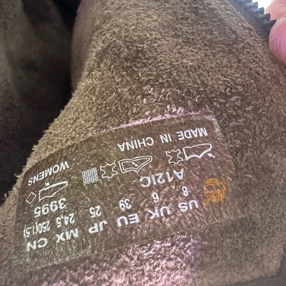 Timberland Women's Tan Leather Heeled Boots - Picture 3 of 14